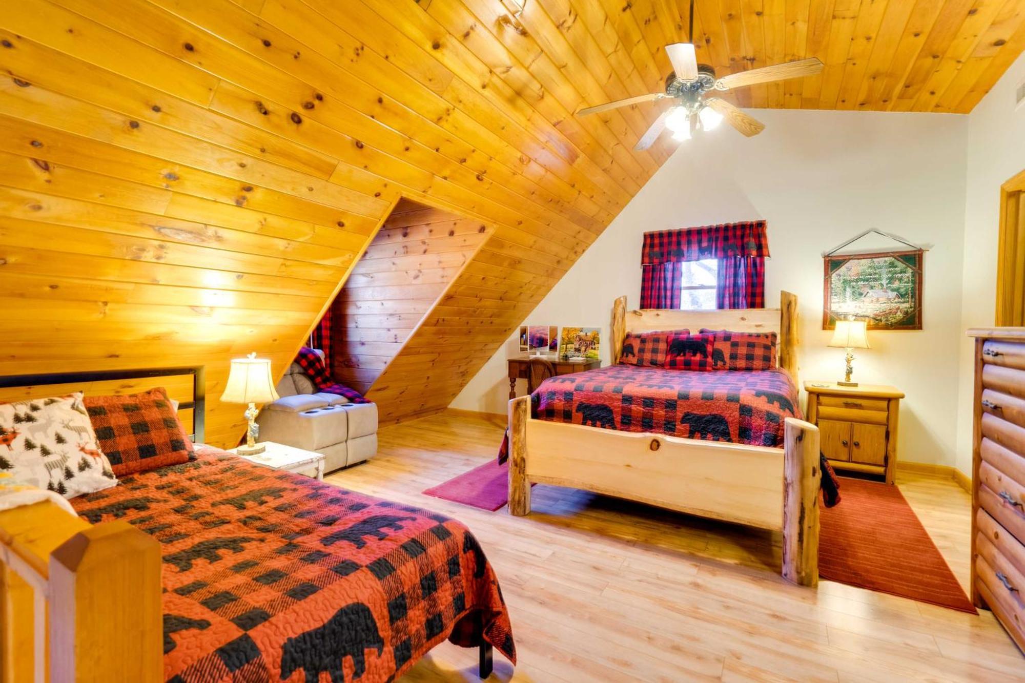Smoky Mountain Cabin With Fire Pit Hike And Fish! Murphy Esterno foto